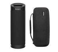 Sony SRSXB23 Altavoz portátil inalámbrico Bluetooth Extra Bass (negro) Knox Gear Hardshell Travel & Protective Case Bundle (2 artículos)