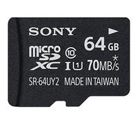 Sony Tarjeta de Memoria Micro SDXC Clase 10 UHS-1 de 64 GB (SR64UY2A/TQ)