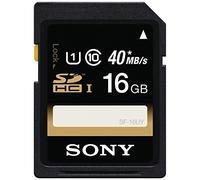 Sony Tarjeta de Memoria SDHC/SDXC Clase 10 UHS-1 R40 de 16 GB (SF16UY/TQMN) (Modelo Antiguo)