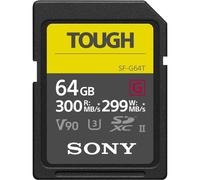 SONY Tarjeta Memoria SDXC 64GB TOUGH UHS-II U3 Clase 10 4K V90 SF-G64T/T1