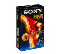 Sony VHS-C Excellence Camcorder Tape - 45 min - Cinta de Audio/Video (1,27 cm)