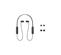 Sony WI-C100 Auriculares Inalámbricos - Hasta 25 Horas de Duración de la Batería, Micrófono Incorporado para Llamadas, Compatible con Asistentes de Voz, Conectividad Bluetooth Fiable, Negro