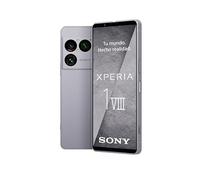 Sony Xperia 1 VIII - Pantalla OLED HDR FHD+ de 6,5" 19,5:9 120Hz, Triple cámara con Nuevo teleobjetivo, Xperia AI, Batería 2 días, Audio 3,5 mm, Dual SIM, Plata Iolita