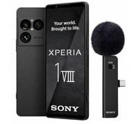 Sony Xperia 1 VIII - Pantalla OLED HDR FHD+ de 6,5" 19,5:9 120Hz, Triple cámara con Nuevo teleobjetivo, Xperia AI, Batería 2 días, Audio 3,5 mm, Dual SIM, Negro Grafito + ECM-AX10
