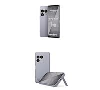 Sony Xperia 1 VIII - Pantalla OLED HDR FHD+ de 6,5" 19,5:9 120Hz, Triple cámara con Nuevo teleobjetivo, Xperia AI, Batería 2 días, Audio 3,5 mm, Dual SIM, Plata Iolita + Funda