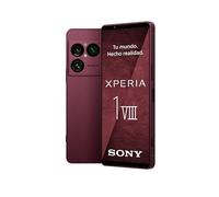 Sony Xperia 1 VIII - Pantalla OLED HDR FHD+ de 6,5" 19,5:9 120Hz, Triple cámara con Nuevo teleobjetivo, Xperia AI, Batería 2 días, Audio 3,5 mm, Dual SIM, Rojo Granate