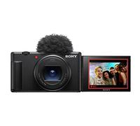 Sony ZV-1 II Cámara vlogging (Pantalla de ángulo Variable para vlogging, Objetivo Zoom Gran Angular, vídeo 4K, micrófono multidireccional) Negro
