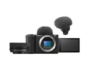 Sony ZV-E10 II + 16-50mm II + micrófono de cañón ECM-M1