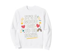 Sonya Personalized Retro Girls Custom Sonya Name Sudadera