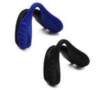 SOODASE Azul oscuro/Negro Kit de patas de goma de repuesto Almohadillas de nariz For Oakley EVZero Gafas de sol