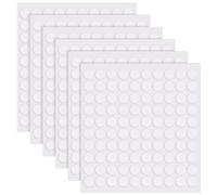 soodyoow 600 Piezas Transparente Adhesivo Redondo, 10mm Puntos Adhesivos Doble Cara, Adhesivo Removible Cinta Multipropósito para Decoraciones de Fiesta, Arte de Bricolaje, Decoración del Hogar