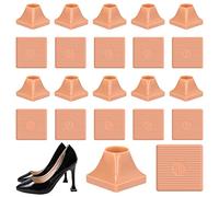 SooGree Tapones protectores de tacón alto, 10 pares de fundas de talón de 5 tamaños, tapones de tacón alto, protectores de talón para caminar sobre hierba, grava de barro suave