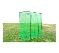 SooIarix Invernadero con marco de acero y cubierta de PVC, 170 x 80 x 200 cm, casa de plantas verde con lámina resistente, puerta enrollable y material resistente a los rayos UV para siembra