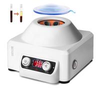 Soojook 6x10ml PRP Centrifuga de Laboratorio, 4000rpm 1795xg RCR 1-99min Centrifugadora Plasma, Centrífugas Portátiles de Laboratorio de Sobremesa, 220V