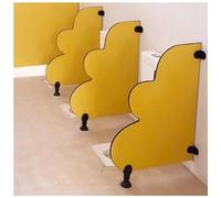 Sool - Panel de privacidad para orinal de inodoro público, montaje en pared y piso, pantalla divisora de baño para niños de 23.6 pulgadas, 31.8, 13.7, 15.7, 17.7, 19.6, 21.6, 23.6, 25.6, 27.5, 30, 31