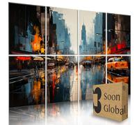 Soon Global Paquete de 8 paneles acústicos, paneles de pared insonorizados, paneles de 48 x 32 pulgadas, paneles de pared acústicos decorativos, tratamiento acústico para estudio de grabación, pulso