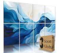 Soon Global Paquete de 8 paneles acústicos, paneles de pared insonorizados, paneles de pared insonorizados, paneles de pared acústicos decorativos, tratamiento acústico para estudio de grabación,