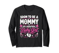 Soon to be a Mommy of a Beautiful Baby Girl Pregnancy Mother Manga Larga