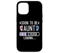 Soon to Be Aunt 2026 Loading Pregnancy Anuncio 2026 Carcasa para iPhone 12/12 Pro