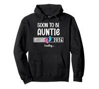 Soon to Be Auntie 2026 Loading New Aunt First Time Aunt 2026 Sudadera con Capucha