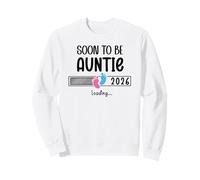 Soon to Be Auntie EST 2026 New Aunt Loading First Time Aunt Sudadera