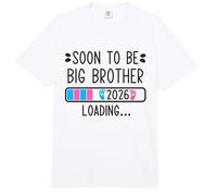 Soon to Be Big Brother 2026 Loading Pregnancy Announcement Comfort Colors Adult Heavyweight T-Shirt