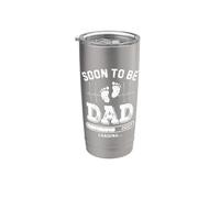 Soon to be Dad 2027 Loading Baby Announcement for New Daddy Vaso térmico de acero inoxidable de doble pared