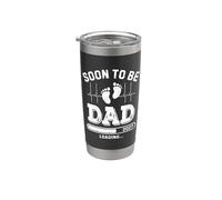 Soon to be Dad 2027 Loading Baby Announcement for New Daddy Vaso térmico de acero inoxidable de doble pared
