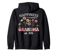 Soon to Be Grandma 2026 Nana Happiness is Being a Grandma Sudadera con Capucha