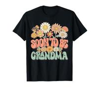 Soon To Be Grandma Daisy Wildflower Pregnancy Expecting Baby Camiseta