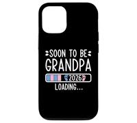 Soon to Be Grandpa 2026 Loading Pregnancy Anuncio 2026 Carcasa para iPhone 12/12 Pro