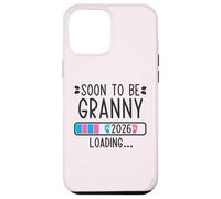 Soon to Be Granny 2026 Loading Pregnancy Anuncio 2026 Carcasa para iPhone 12 Pro Max