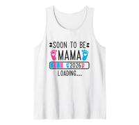 Soon to Be Mama 2026 Loading Pregnancy Announcement 2026 Camiseta sin Mangas