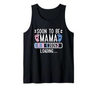 Soon to Be Mama 2026 Loading Pregnancy Announcement 2026 Camiseta sin Mangas