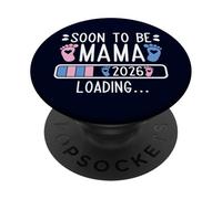 Soon to Be Mama 2026 Loading Pregnancy Announcement 2026 PopSockets PopGrip Adhesivo