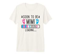 Soon to Be Mimi 2026 Loading Pregnancy Announcement 2026 Camiseta Premium