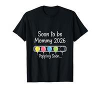 Soon to Be Mommy 2026 Loading Mom Anuncio de Embarazo Camiseta