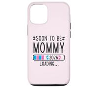 Soon to Be Mommy 2026 Loading Pregnancy Anuncio 2026 Carcasa para iPhone 12/12 Pro