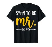 Soon To Be Mr EST 2026 Future Groom Wedding Matching Couple Camiseta