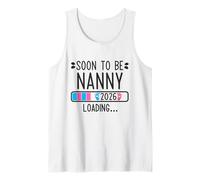Soon to Be Nanny 2026 Loading Pregnancy Announcement 2026 Camiseta sin Mangas