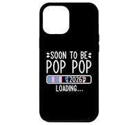 Soon to Be Pop 2026 Loading Pregnancy Anuncio 2026 Carcasa para iPhone 12 Pro Max