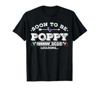 Soon to Be Poppy 2026 Loading for Pregnancy Anuncio Camiseta