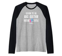 Soon to Be Sister 2026 Promoted to Big Sister Again Loading Camiseta Manga Raglan