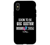 Soon to Be Sister 2026 Promoted to Big Sister Again Loading Carcasa para iPhone X/XS
