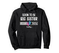 Soon to Be Sister 2026 Promoted to Big Sister Again Loading Sudadera con Capucha