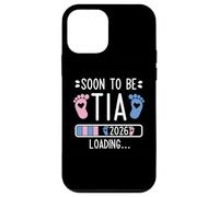 Soon to Be Tia 2026 Loading Pregnancy Anuncio 2026 Carcasa para iPhone 12 Mini