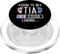 Soon to Be Tia 2026 Loading Pregnancy Anuncio 2026 PopSockets PopGrip para MagSafe