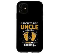 Soon to Be Uncle 2025 Loading Funny Pregnancy Reveal Design Carcasa para iPhone 11