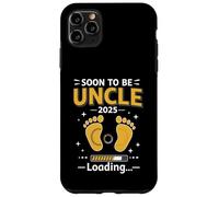 Soon to Be Uncle 2025 Loading Funny Pregnancy Reveal Design Carcasa para iPhone 11 Pro Max