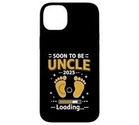 Soon to Be Uncle 2025 Loading Funny Pregnancy Reveal Design Carcasa para iPhone 14 Plus